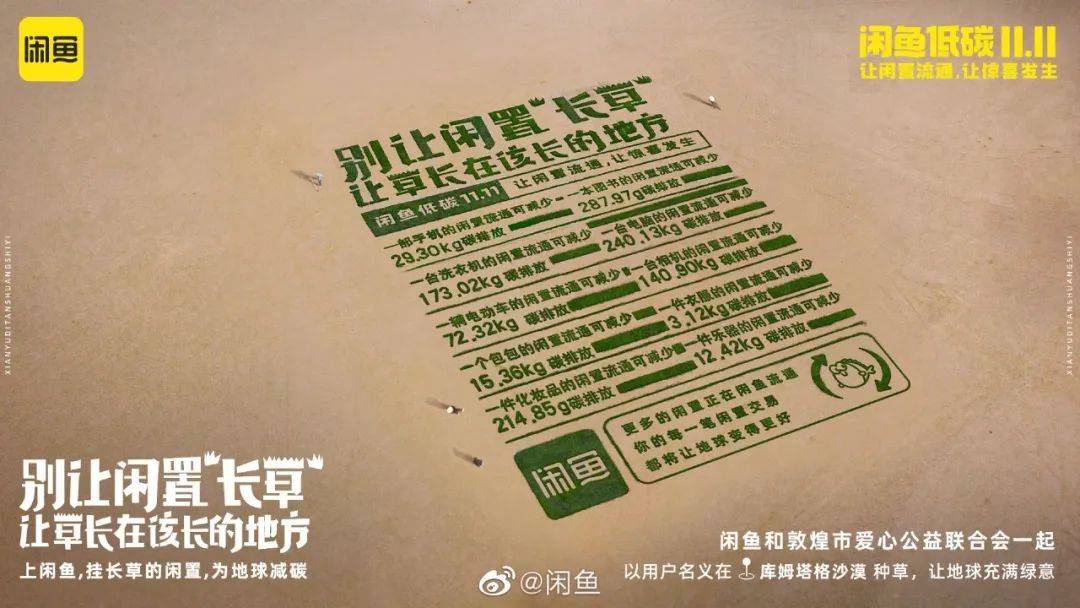 一语双关，今年双11闲鱼主打“长草”
