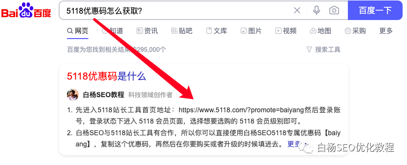 白杨SEO:自媒体SEO是什么?小白可以学会吗?怎么做?【举例】