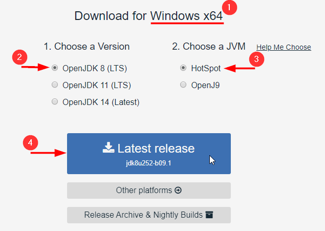 下载AdoptOpenJDK
